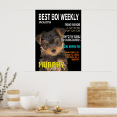 Yorkshire Terrier Parody Magazine Cover Poster (Küche)
