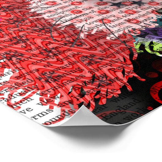 Yorkshire Terrier - Patchwork Poster (Ecke)