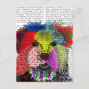 Yorkshire Terrier - Patchwork Postkarte