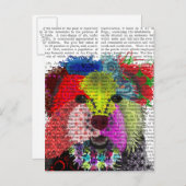 Yorkshire Terrier - Patchwork Postkarte (Vorne/Hinten)
