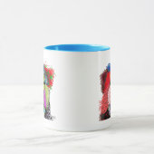 Yorkshire Terrier - Patchwork Tasse (Zentrum)