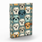 Yorkshire Terrier Pattern Fotoblock (Links)