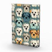 Yorkshire Terrier Pattern Fotoblock (Rechts)