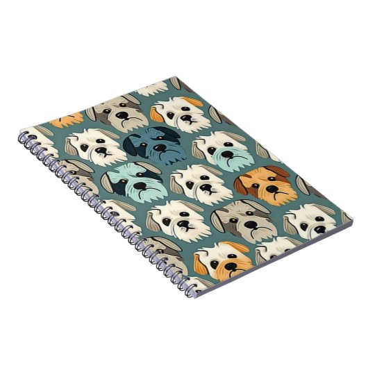 Yorkshire Terrier Pattern Notizblock (Rechte Seite)