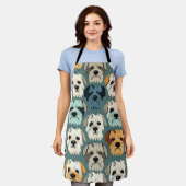 Yorkshire Terrier Pattern Schürze (Getragen)