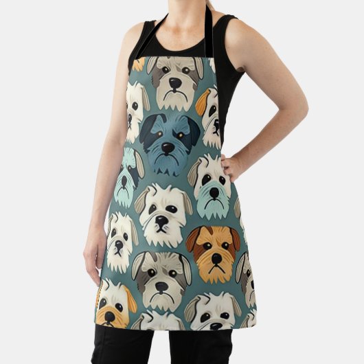 Yorkshire Terrier Pattern Schürze (InSitu)