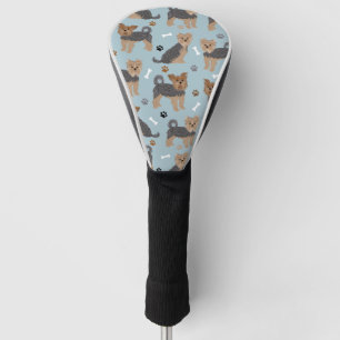 Yorkshire Terrier Paws and Bones Yorkie Dog Golf Headcover