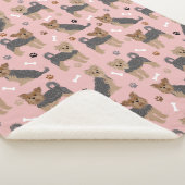 Yorkshire Terrier Paws and Bones Yorkie Dog Sherpadecke (3/4)