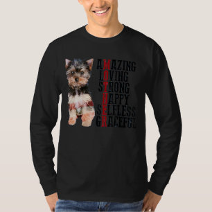 Yorkshire Terrier Phantastisch Love Strong Happy S T-Shirt