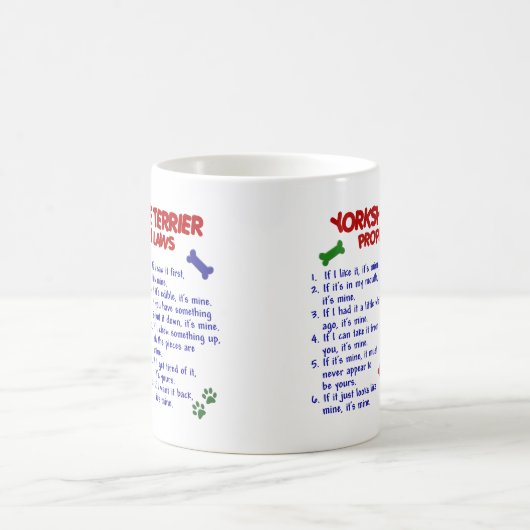 YORKSHIRE TERRIER PL2 KAFFEETASSE (Mittel)