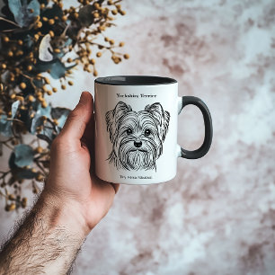 Yorkshire Terrier Portrait Tasse