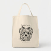 Yorkshire Terrier Portrait Tragetasche (Vorne)