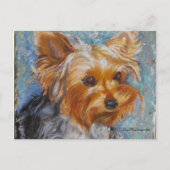 Yorkshire Terrier Post Card Postkarte (Vorderseite)