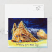 Yorkshire Terrier Postcards Postkarte (Vorne/Hinten)