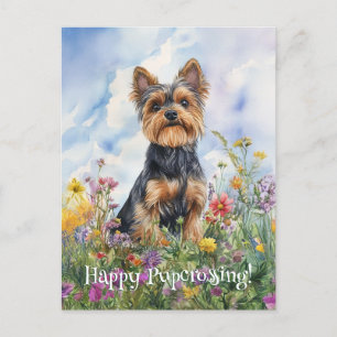Yorkshire Terrier Postcross - Postcard Postkarte