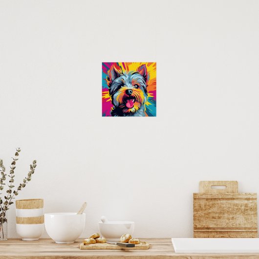 Yorkshire Terrier Poster (Küche)