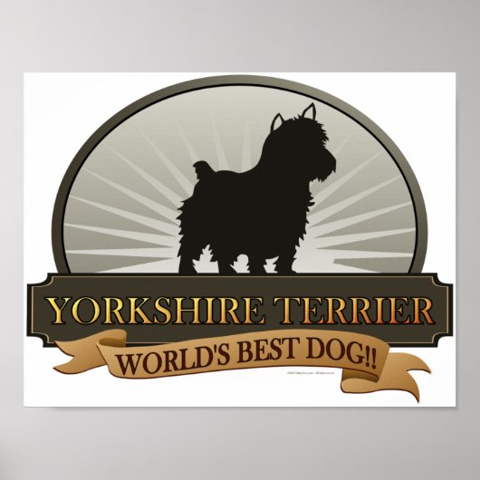 Yorkshire Terrier Poster (Vorne)