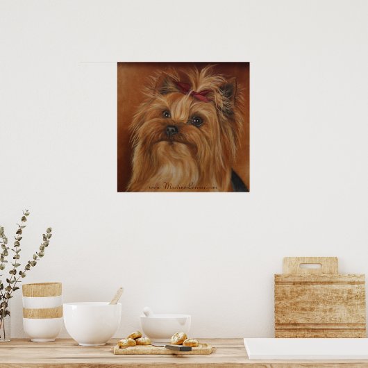 Yorkshire Terrier Poster (Küche)