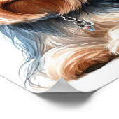 Yorkshire Terrier Poster (Ecke)