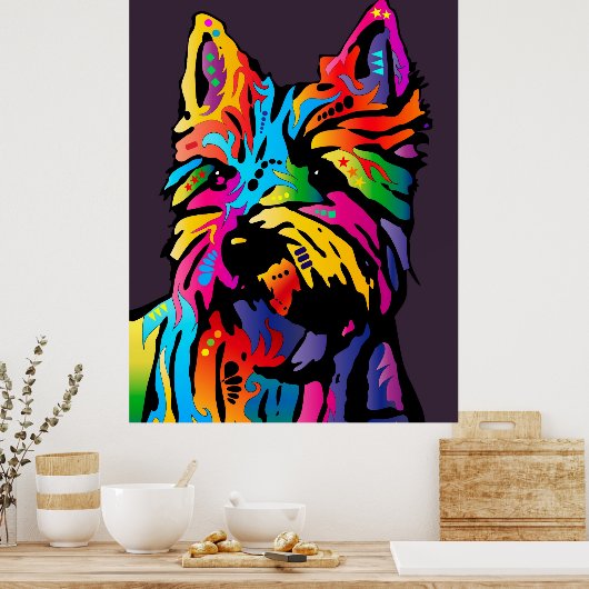 Yorkshire Terrier Poster (Küche)