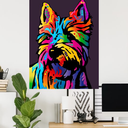 Yorkshire Terrier Poster (Heimbüro)