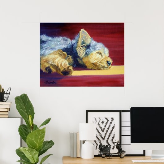 Yorkshire Terrier Poster (Heimbüro)