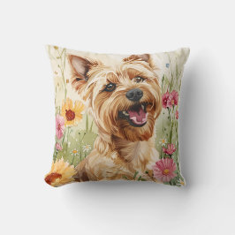 Yorkshire Terrier Poster - Niedliche Dog Wall Art  Kissen