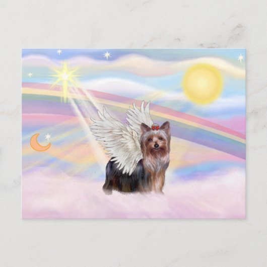 Yorkshire Terrier Postkarte (Vorderseite)