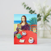 Yorkshire Terrier Postkarte (Stehend Vorderseite)