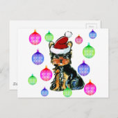 YORKSHIRE TERRIER POSTKARTE (Vorne/Hinten)