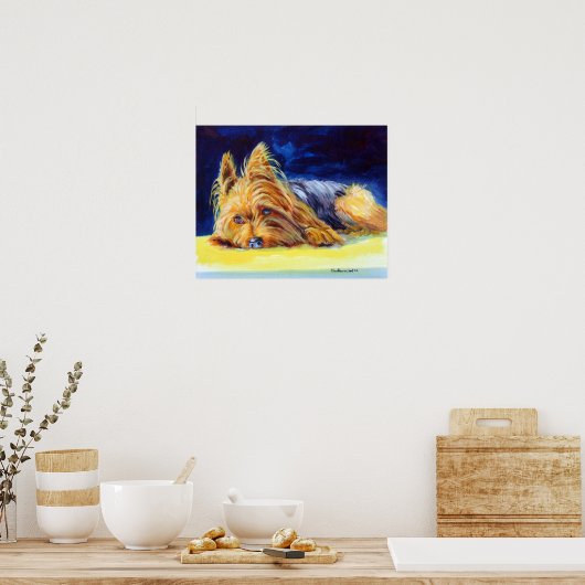 Yorkshire Terrier Print Poster (Küche)