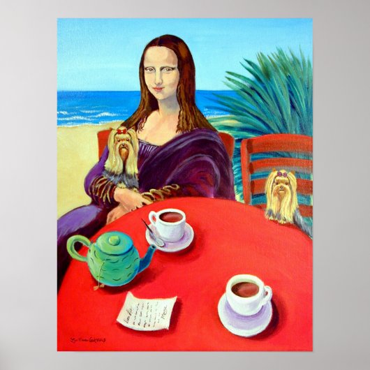 Yorkshire Terrier Print Poster (Vorne)