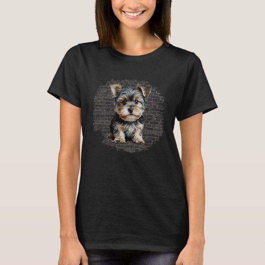 Yorkshire Terrier Proud Yorkie Dog Lovers oder Eig T-Shirt (Vorderseite)