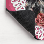 Yorkshire Terrier Puppies Valentines Mousepad (Ecke)