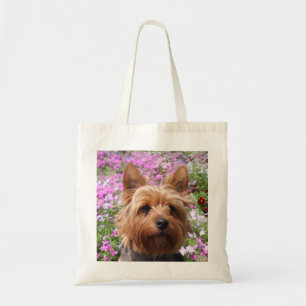 Yorkshire Terrier Puppy Dog Beach Leinwand Tasche