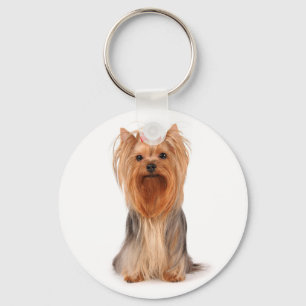 Yorkshire Terrier Puppy Dog Keychain Schlüsselanhänger