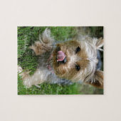 Yorkshire Terrier Puppy - "jjhelene design" Puzzle (Horizontal)
