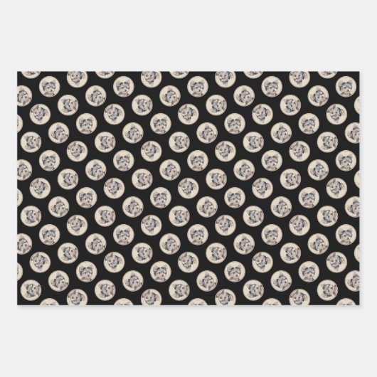 Yorkshire Terrier Puppy Painting Original Hundesch Geschenkpapier Set (Vorderseite 3)