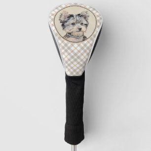 Yorkshire Terrier Puppy Painting Original Hundesch Golf Headcover