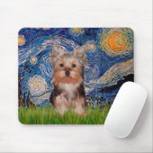 Yorkshire Terrier Puppy - Starry Night Mousepad (Mit Mouse)