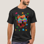 Yorkshire Terrier Puzzle Autism Awareness Hund T-Shirt (Vorderseite)