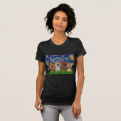 Yorkshire Terrier Quad - Starry Night T-Shirt (Vorne ganz)