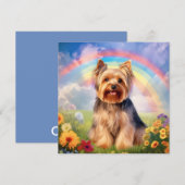 Yorkshire Terrier Rainbow Bridge Yorkie Beileid (Vorne/Hinten)