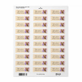 Yorkshire Terrier Return Address Label (Vorne)