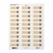 Yorkshire Terrier Return Address Label (Vorne)