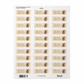 Yorkshire Terrier Return Address Label (Vorne)