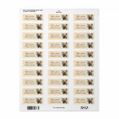Yorkshire Terrier Return Address Label (Vorne)