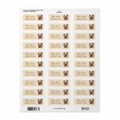 Yorkshire Terrier Return Address Label (Vorne)