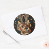 Yorkshire Terrier Round Sticker (Umschlag)