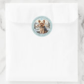 Yorkshire Terrier Round Stickers (Tasche)